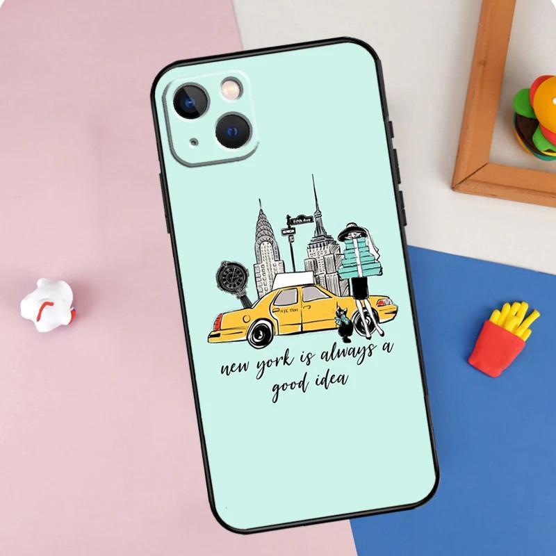Apple IPhone15 Handyhülle New York City Handyhülle, Bemalt Sturzsicher Huawei Sturzsichere Handyhülle