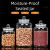 Large Size Glass Storage Jars Reusable Sealed Design Wide Mouth Containers Kitchen Storage Home Decor Food Grade Jar