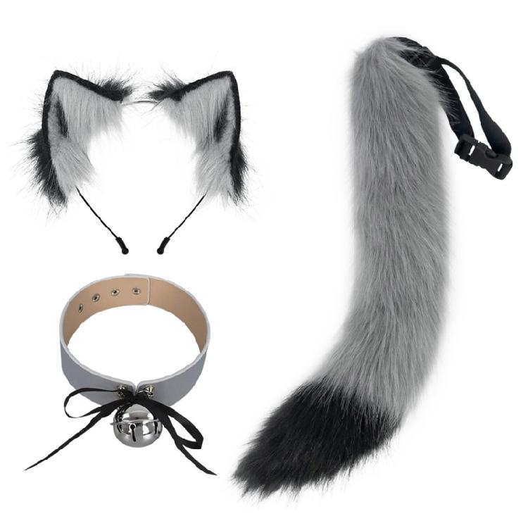 Cat Cosplay Costume Cat Ears Tail Choker Halloween Party Cat Ears Headband Tail