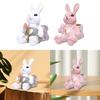 Flower Pot Ornament Spring Easter Decoration Sculpture Resin Container Bunny Figurine for Restaurant Office Yard Home Party