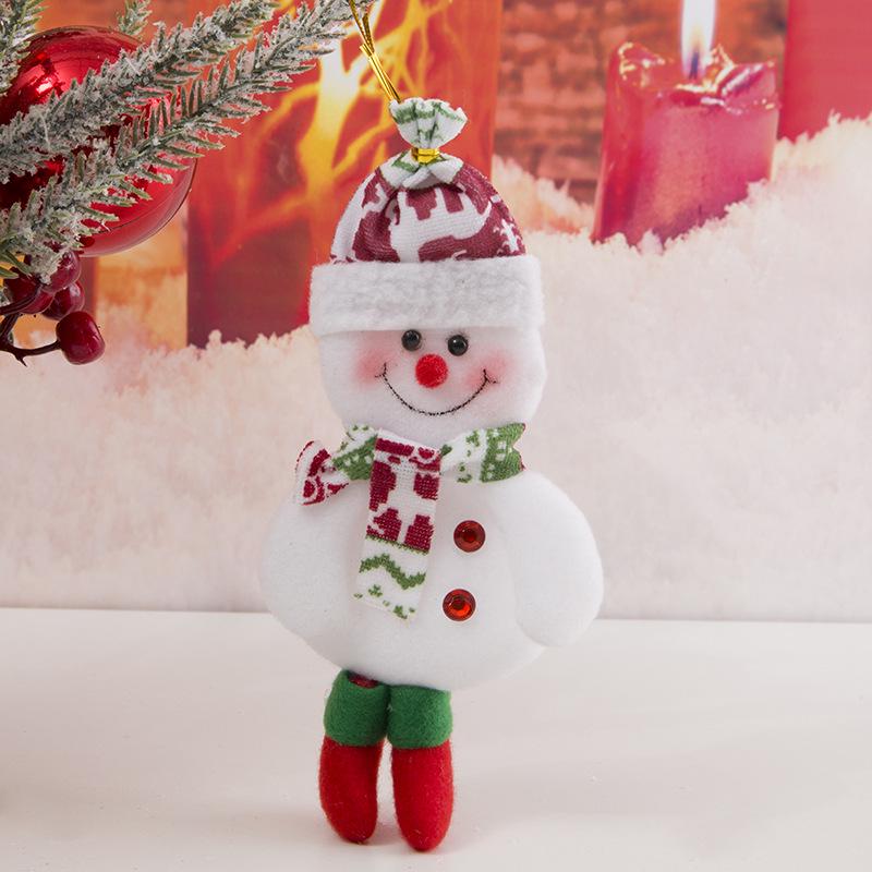 Christmas Fabric Doll Ornaments Collection - Small Hanging Tree Decorations & Gifts