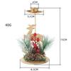 Vintage Golden Christmas Candle Holder Snowflake Xmas Tree Iron Candlestick Simulated Pine Needles Desktop Ornament Festive