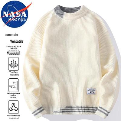 Suéter de punto pullover para hombre NASA MARVEL