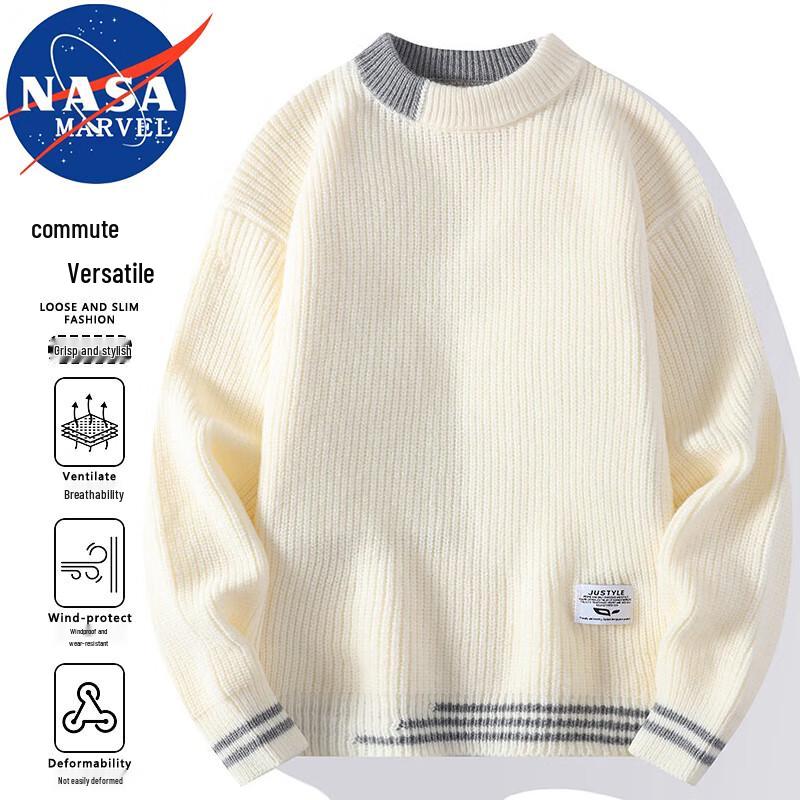 NASA MARVEL Men's Pullover Knit Sweater