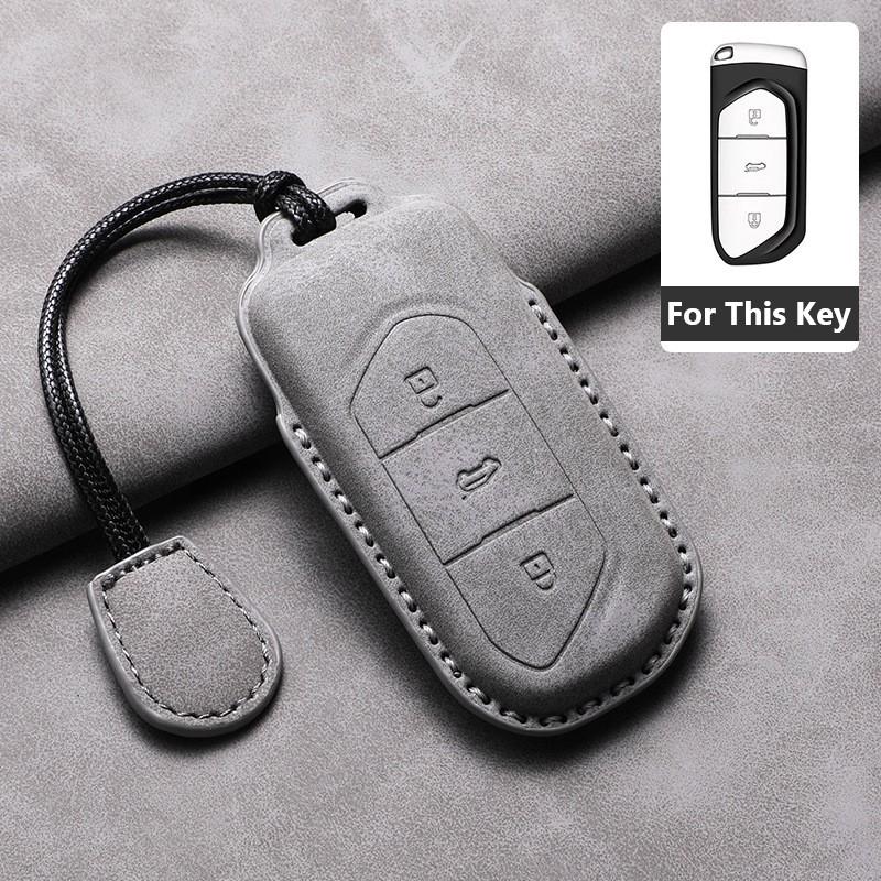 Car Remote Key Case Cover For VOYAH Free Dream PHEV i-Land 2025 Sheep Suede Key Case Shell Fob Protective Keychains Accessories