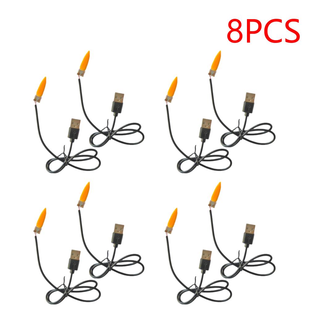 Flame Lamp Circuit Board with Usb Interface LED Flicker Effect LED Bead Usb Candle Light Creative for Parties Cafes Bars