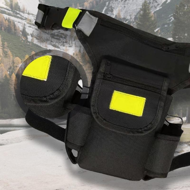 Oxford Cloth Two Way Radio Carry Bag Adjustable Camping Hiking Thigh Pouch Tactically Drop Leg Outdoor Slings Bags