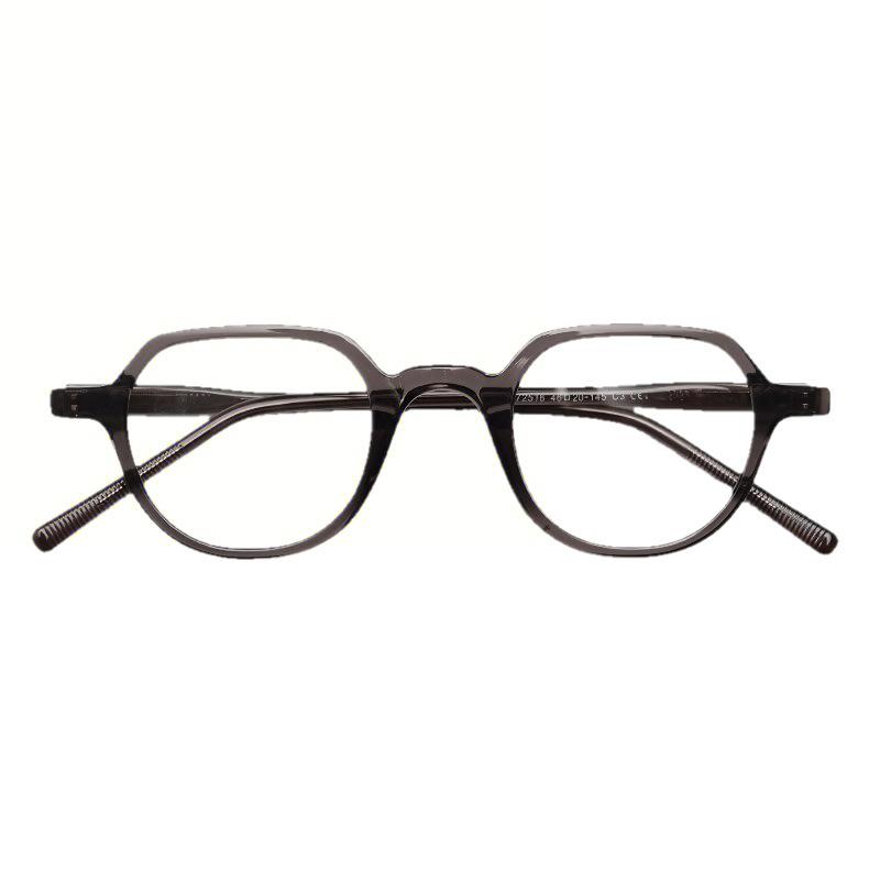 2025 Japanese Retro Classic Black TR90 Myopia Glasses: Small Round Frame, Pin Legs