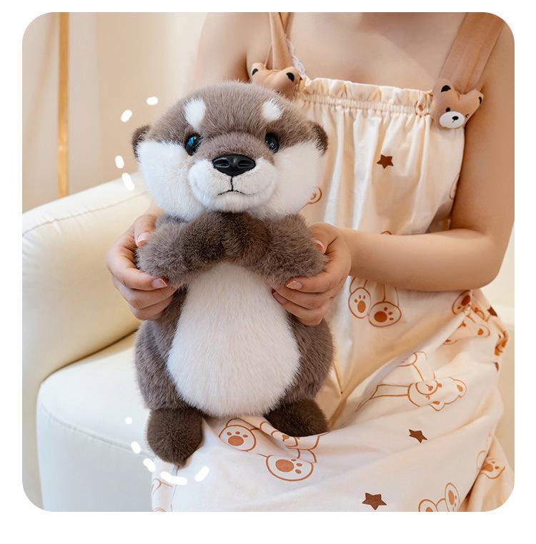 Magnetic Hugging Otter Plush - Cute, Soft Companion Doll for Kids, Ideal Birthday Gift