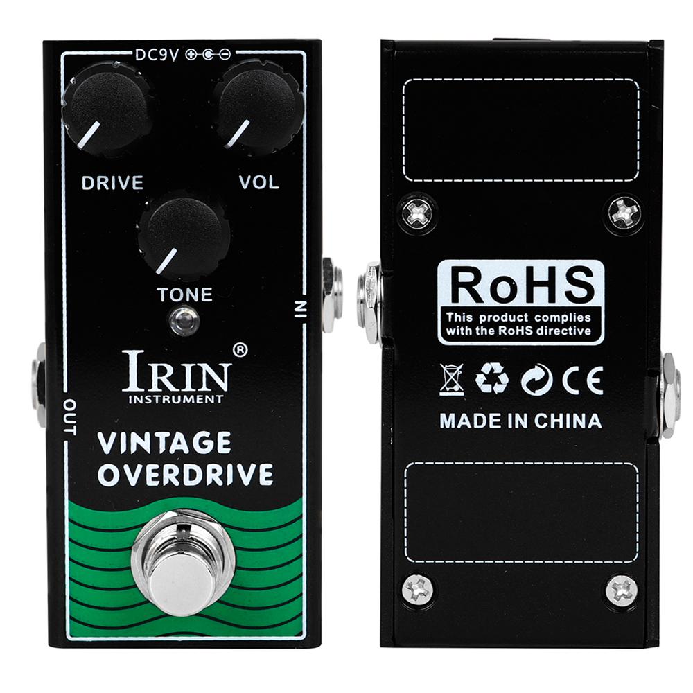 Гитарная педаль IRIN серии RF с эффектами Dyna Compressor/Tremolo/Classic Chorus/Analog Delay/Vintage Overdrive True Bypass