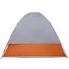 Car Tent for 4 Persons Grey and Orange Waterproof