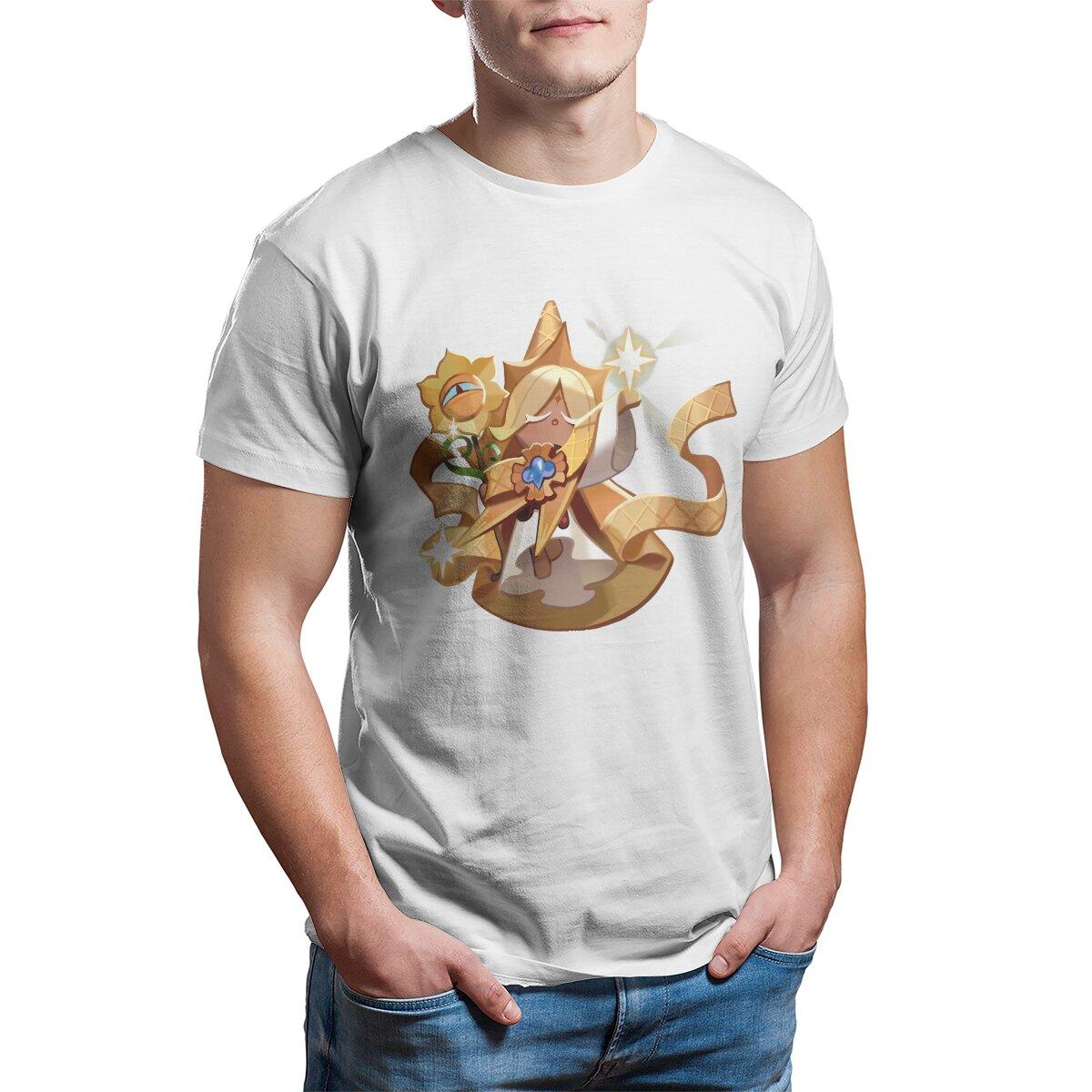 

Cookie Run Kingdom Sun Tshirt Homme Mens Polyester Clothing Blusas T Shirt For Men S