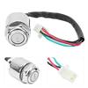 Motorcycle Electric Bike Ignition Switch Set with 2 Keys Replacement Universal for ATV Mini Moto Dirt Bike