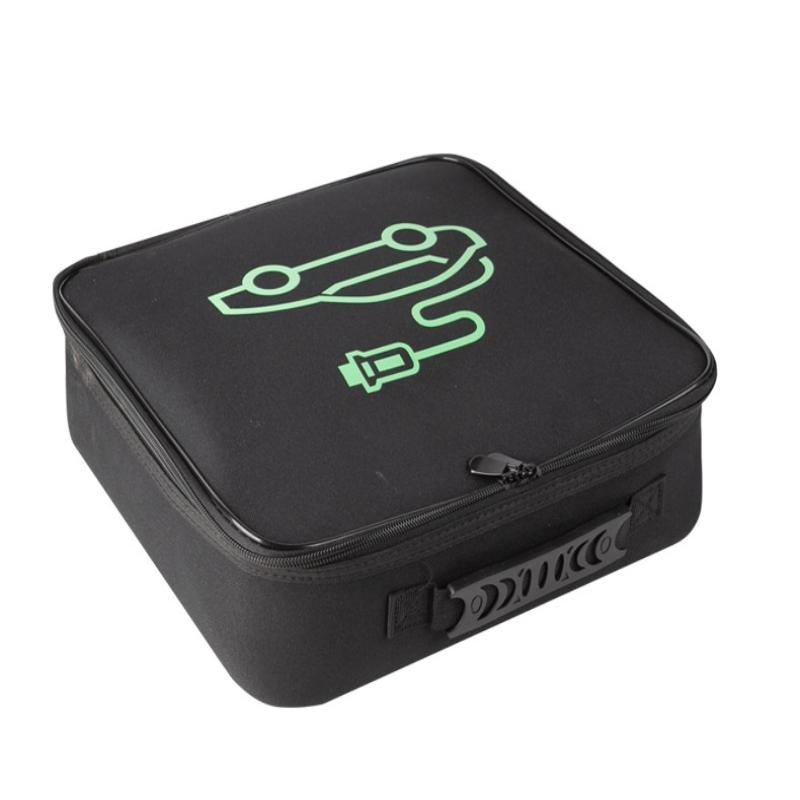 Electric Car Battery Jumper Cable Plugs Bag Waterproof Ev Car Charging Cable Sockets Storage Organizer For Charging Cables Cords