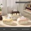 Creamy Ceramic Tissue Box for Living Room