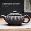 Purple Clay Teapot Handmade Bamboo Xishi Teapot Filter Large Teapot Ceramic Tea Set Single Household Teapot Set