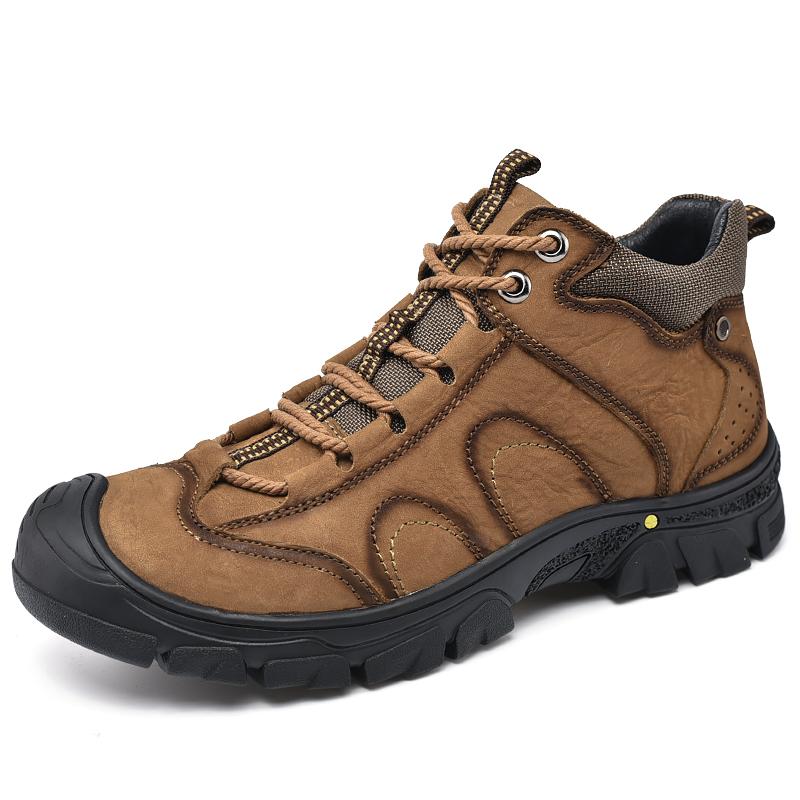 Men's New Leather Outdoor Sports Shoes Casual Shoes Business Leather Board Shoes Boots