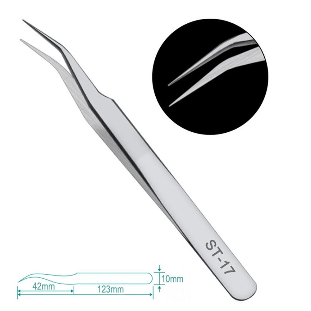 Anti Magnetic Steel Tweezers for Precision Electronic Components Maintenance