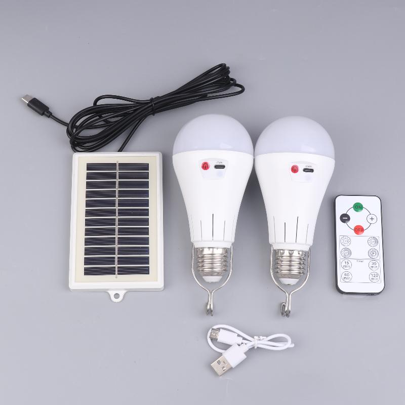 1 Set Lithium Battery Powered E27 Led Bulbs Battery Light Bulb With Hook For Emergency Light Usb Rechargeable Light Bulb