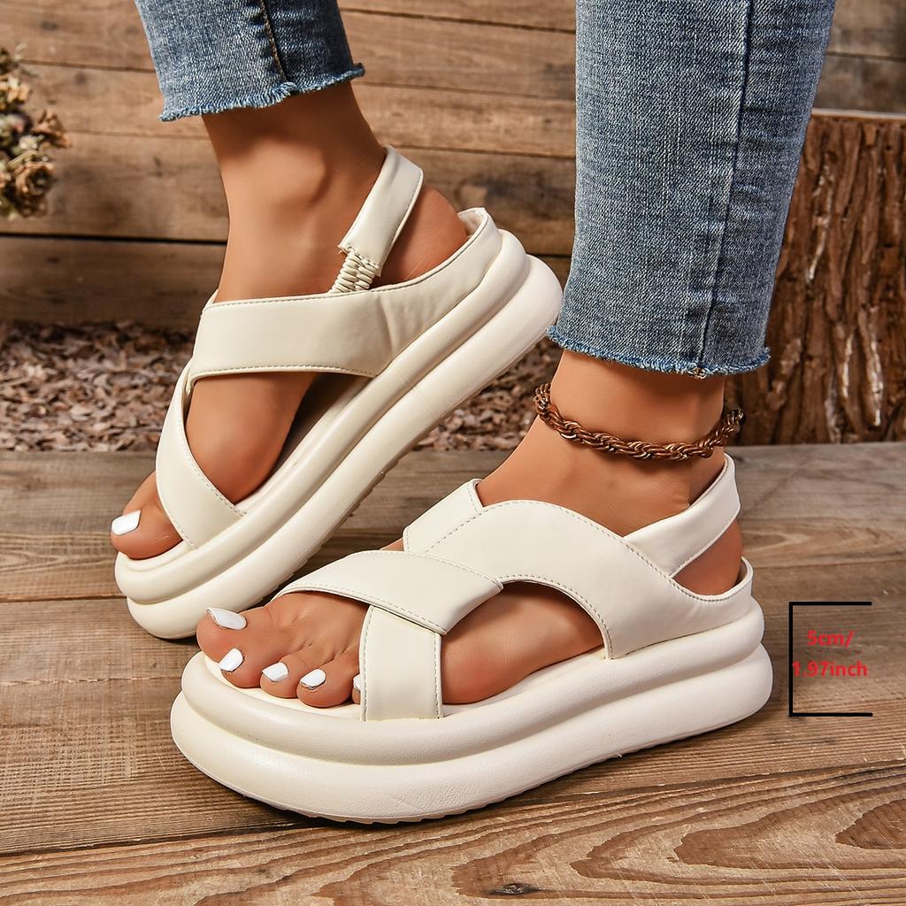 Fashion Women's Wedge Sandals NEW Summer New Fashion Casual Comfortable Peep Toe Platform Sandals Elegant Women Heels