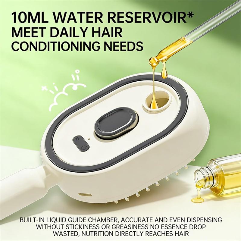 Pet Electric Spray Air Cushions Massage Comb 3 In 1 Self Cleaning Steam Essential Oil Brush Rechargeable Spray Scalp Massager