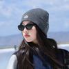 Xl Size Knitted Beanie For Women With Big Head Warm Winter Slouchy Hat Ear Flap Cap Fashion Casual Outdoor