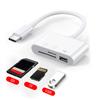 Card Reader Plug-And-Play High-Speed Transfer Driver Required Wide Compact Size Transmission Compatibility Data Type-C Memory Card