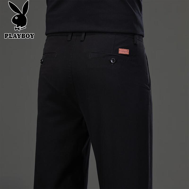 Playboy Men s Summer Straight Fit Stretch Casual Pants 29