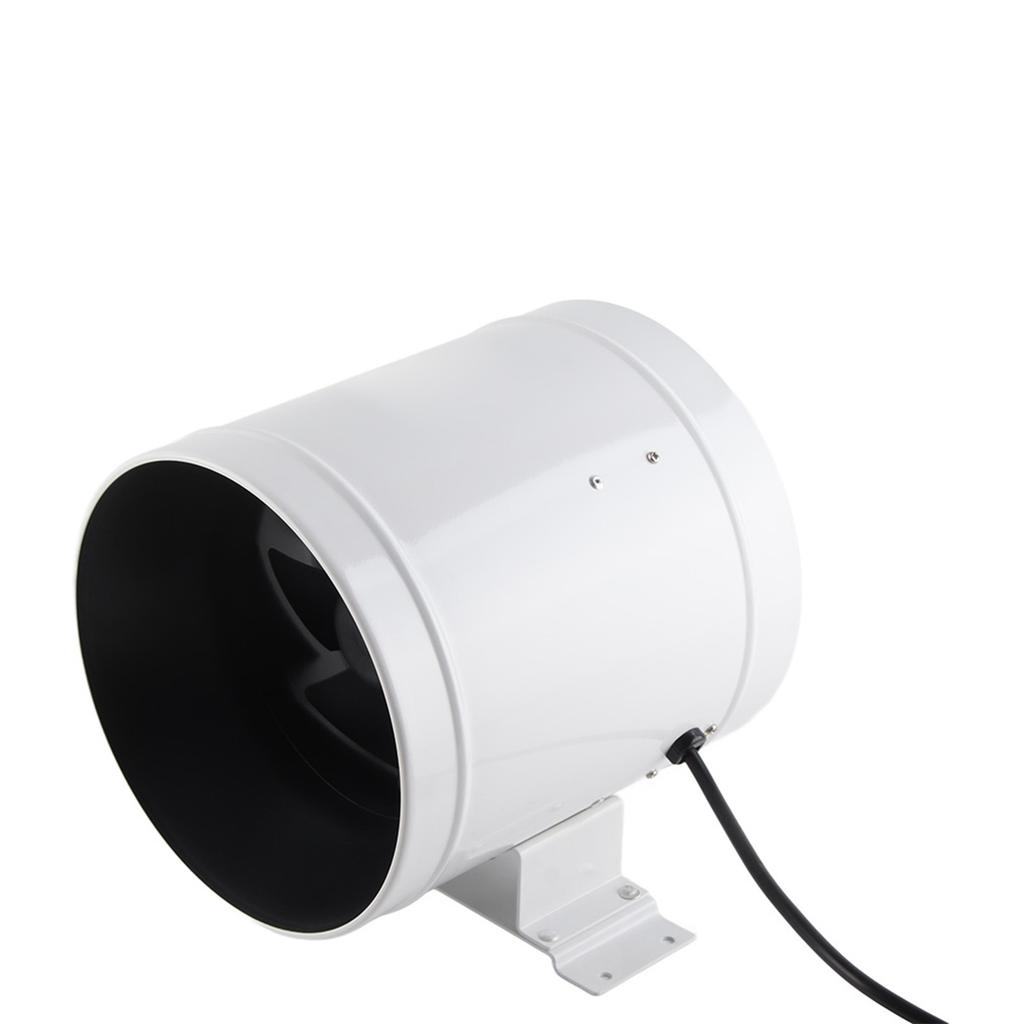 8in Adjustable Speed Controller Duct Fan for Hotels Rooms 75W 3800 RPM 1205m H 710CFM AC220V