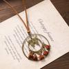 Lady Bohemian Style Long Necklace with Vintage Fringed Sweater Chain