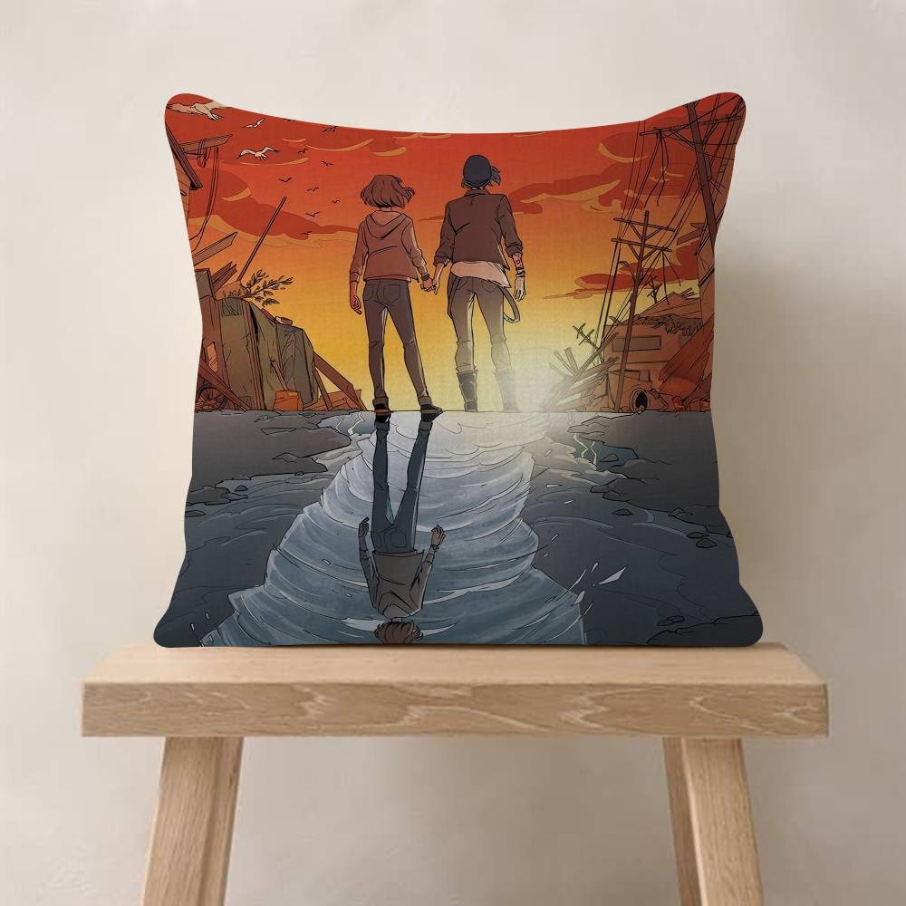 Game Life Is SStrange  Pillowcase Toon Gift Cushion Cover Bedroom Home Sofa Chair Seat Decor Pillow Case