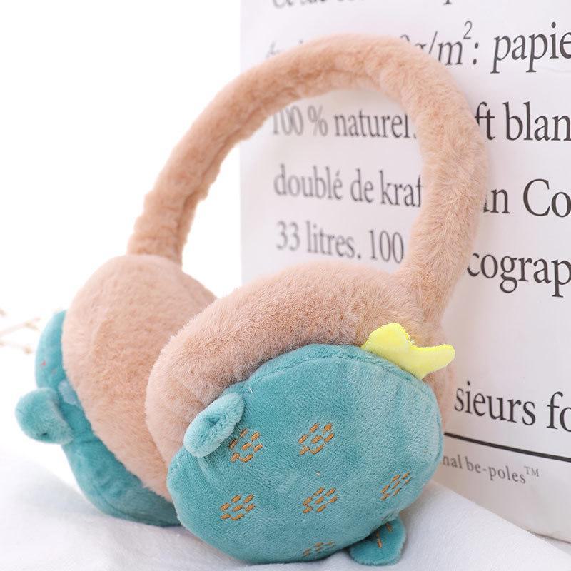 Cartoon Fruit Earmuffs: Warm, Cute Ear Warmers for Female Students and Ladies for Autumn/Winter