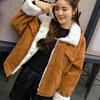 Women's Thick Winter Warm  Coats Fashion Velvet Jackets Corduroy Outwear
