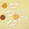 5Pcs Cloud Shape Cookie Cutter Custom Made 3D Printed Fondant Plastic Cookie Cutter For Cake Dessert Tool