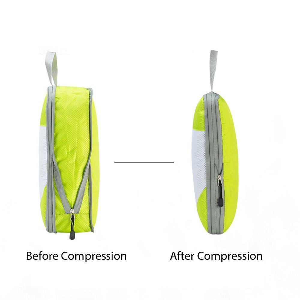 4pcs/Set Large Capacity Travel Luggage Organiser Waterproof Compression Nylon Travel Bag