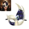 Masquerade Mask Mardi Gras Mask Venetians Mask Plaids Half Face Mask for Halloween Ball Cosplay Performances Props
