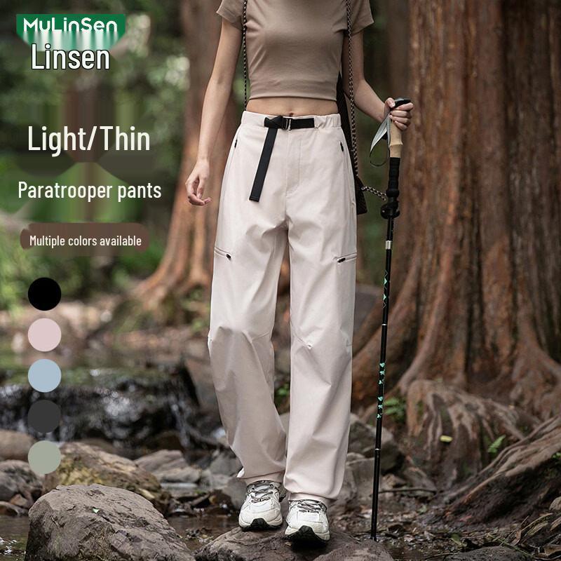 MULINSEN Women s Outdoor Windproof Waterproof Hiking Cargo Pants 2XL