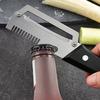 Yousheng Vegetable Peeler with Plastic Handle, Stainless Steel Fruit Potato Peeler, 3-in-1 Onion Shredder Bottle Opener, Rust-Proof Essential Kitchen