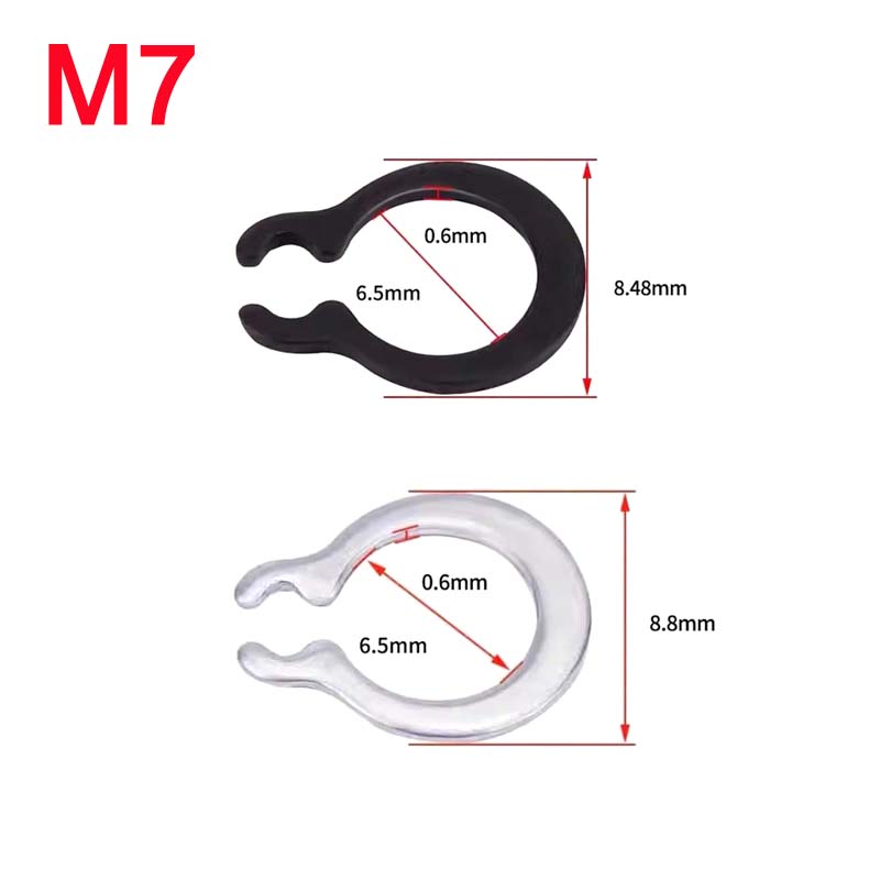 100-500Pc M3-M9 Stainles Steel/65Mn C-type Retaining Clip Snap Ring C Type External Circlip Retaining Rings Shaft Circlip Washer