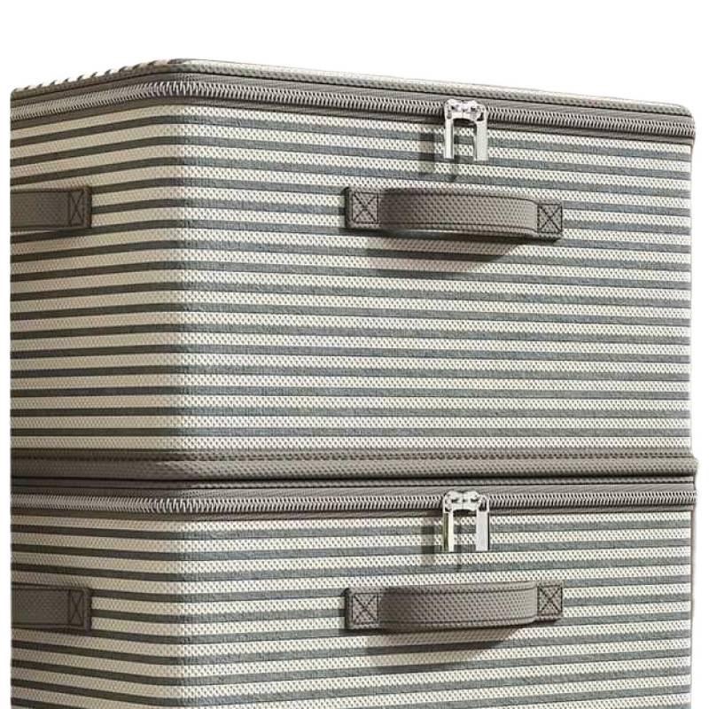 Aufbewahrungsbox aus Stoff mit großer Kapazität, faltbar, für Kleidung und Quilts