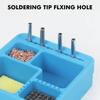 Steel Brush Tin Dross Collection Box Copper Wire Silicone Tin Slag Case Cleaning Tool Welding Head Solder Tip Cleaner