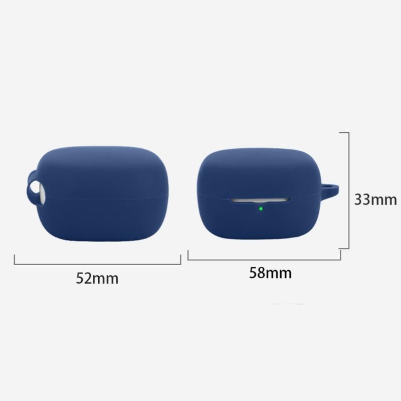 Soft Silicone Earbud Cover Silicone Earbud Protector Provides Impact Absorption & Full Protections for Earbud Bass BD1