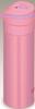 Thermos Water Bottle Vacuum Insulated Mobile Mug Open Pink P [One-Touch Type] 0.35L JNS-350