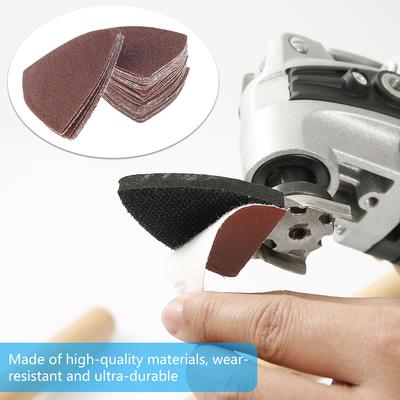 New Sand Pad Assorted Set 60/80/120/180/240 Grits Sanding Sandpaper Pad Multi Tool Sanding Pads For Fein Bosch Dremel Makita