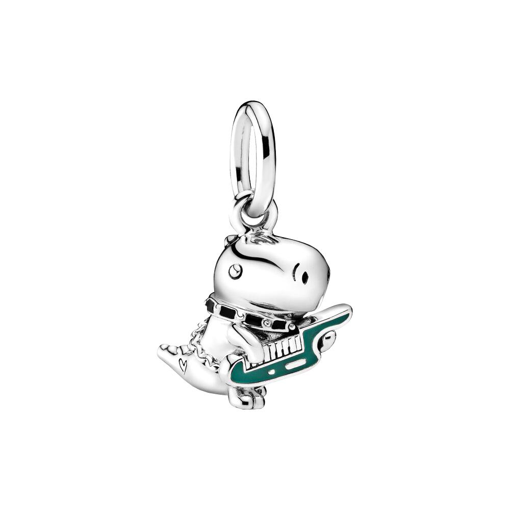 Pendentif Dinosaure Licorne Robot Punk S925 Argent Convient Pour Bracelet Collier Bijou Cadeau Fabrication DIY