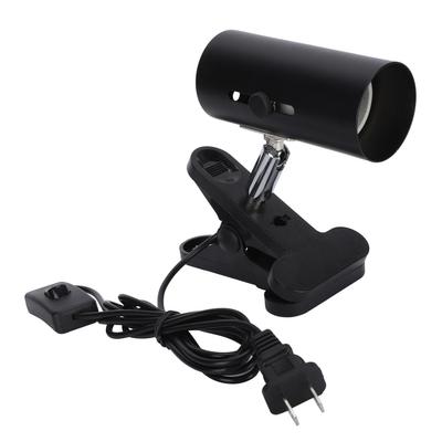 Reptile Sun Basking Lamp Clip On Bracket Rotatable Heat Light Holder with Clamp