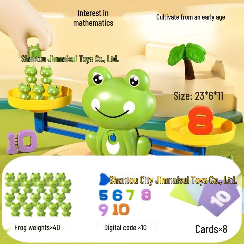 Digital Frog Balance Puzzle: Early Education Toy for Child's Cognitive and Logical Development
