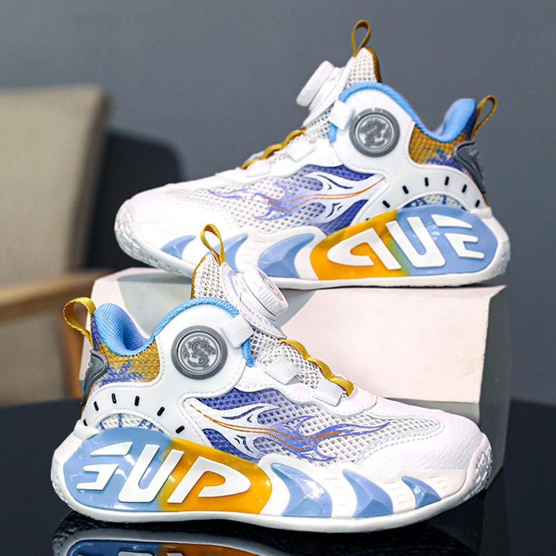Classmates Children's Running Girls 2025 Spring and Autumn New Basketball Shoes Medium and Older Children's Mesh Breathable Sneakers Girls