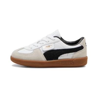 Palermo Leder Kleinkind Weiß Schwarz Gummi Kinder Sneaker Vapor-Grey 397276-01