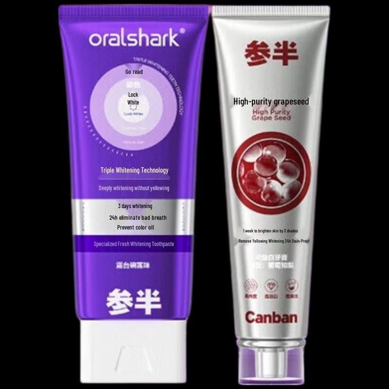 Ensemble de Dentifrice Blanchissant Semi Double Action